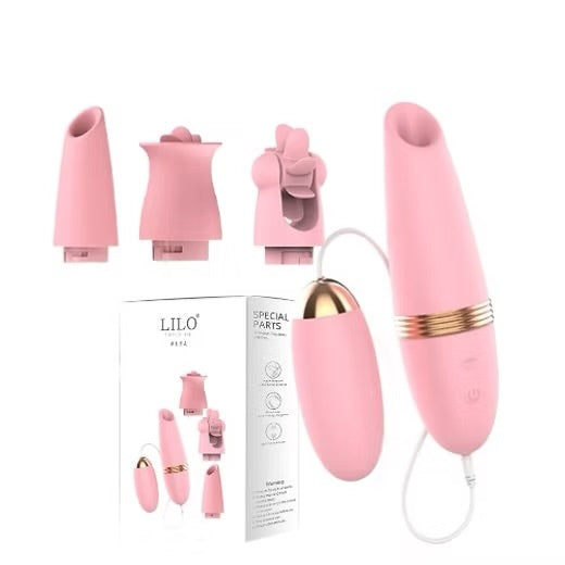 Vibrador Succionador y Huevo intercambiables x3