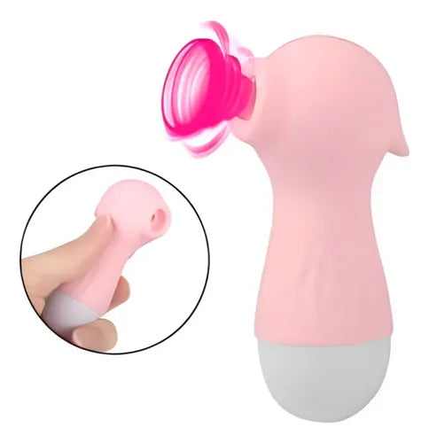 Vibrador Mini Succionador Clítoris Pezones