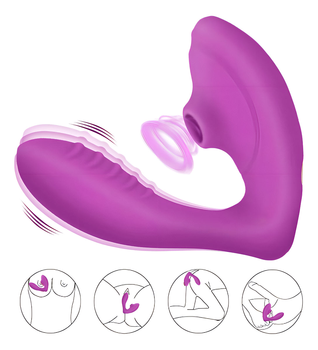 Vibrador con Succionador